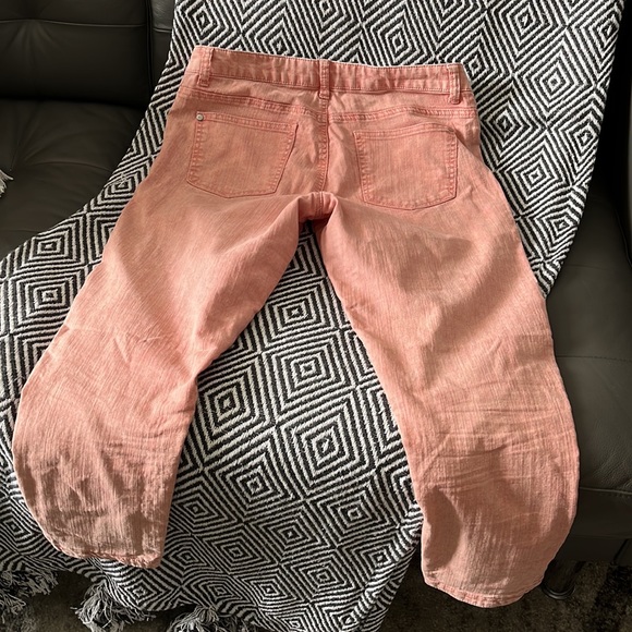 Soft pink jeans. Super comfy, stretch and casual. - Picture 2 of 7